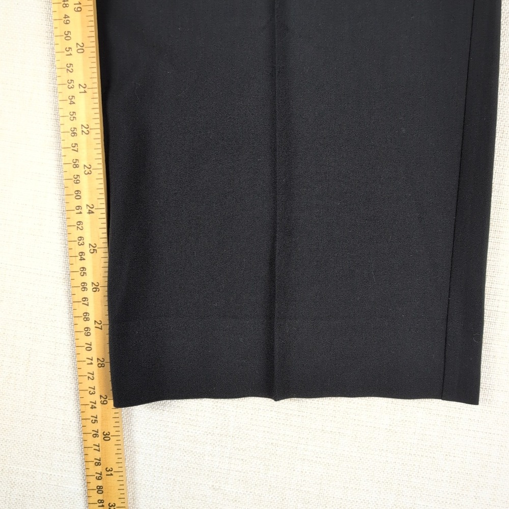 Michael Kors Gramercy Fit Dress Pants Women 18W Regular Black Straight Leg - Picture 4 of 12